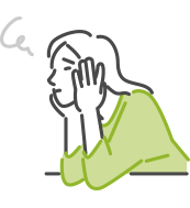 悩む男性イラスト