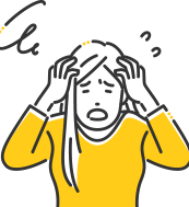 悩む男性イラスト